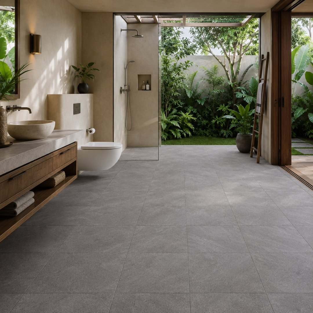 AL 11510 Plain and texture Bathroom Tiles - My Home Studio